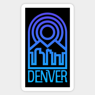 Unique Denver design Magnet